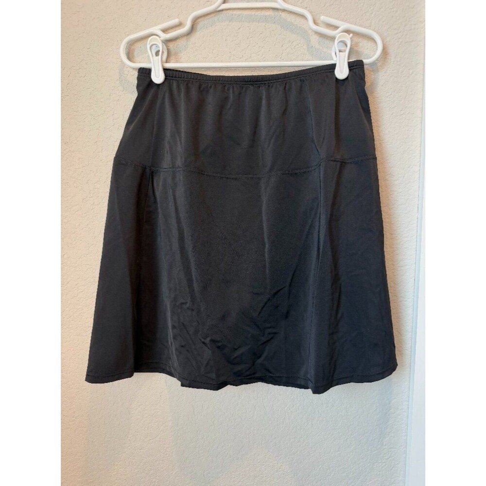 Swimsuits For All Black Swim Skirt Size 16